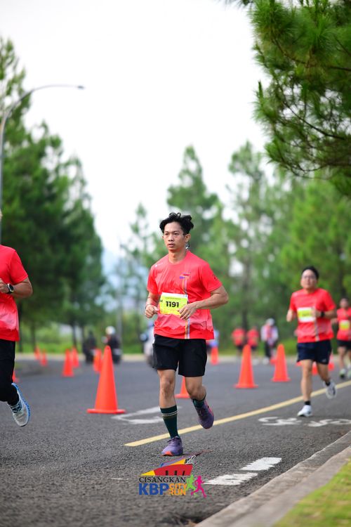 Race photo from CISANGKAN KBP CITY RUN 2025