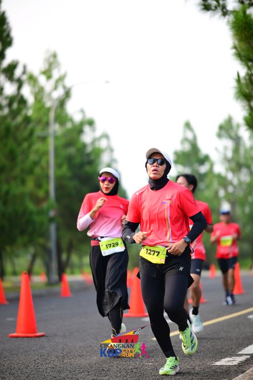 Race photo from CISANGKAN KBP CITY RUN 2025