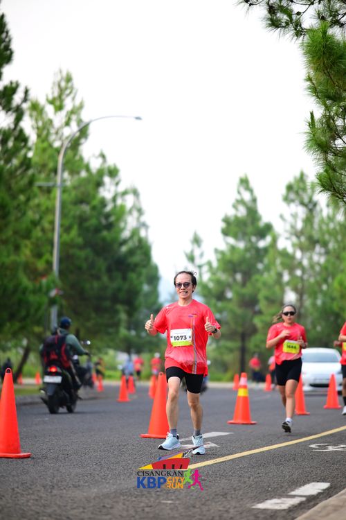 Race photo from CISANGKAN KBP CITY RUN 2025