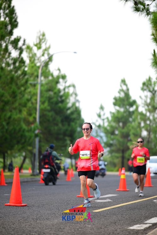 Race photo from CISANGKAN KBP CITY RUN 2025