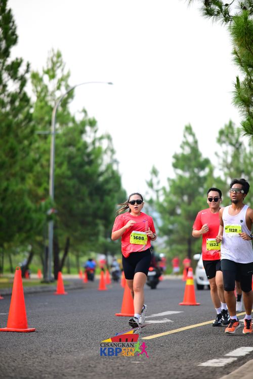 Race photo from CISANGKAN KBP CITY RUN 2025
