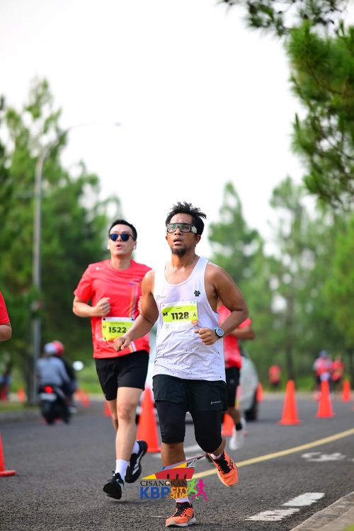 Race photo from CISANGKAN KBP CITY RUN 2025