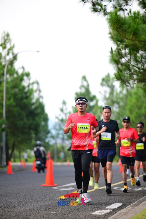 Race photo from CISANGKAN KBP CITY RUN 2025