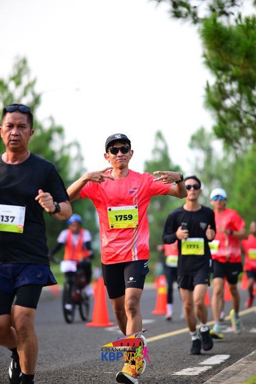 Race photo from CISANGKAN KBP CITY RUN 2025
