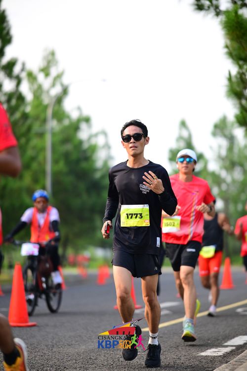 Race photo from CISANGKAN KBP CITY RUN 2025