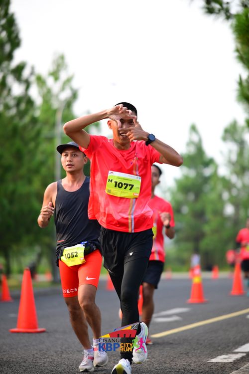 Race photo from CISANGKAN KBP CITY RUN 2025