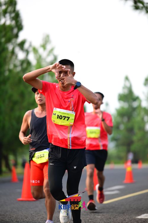 Race photo from CISANGKAN KBP CITY RUN 2025