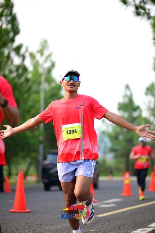 Race photo from CISANGKAN KBP CITY RUN 2025