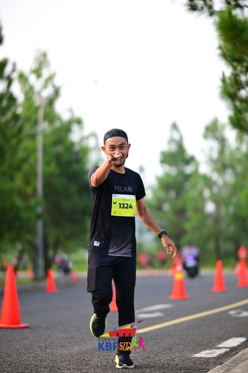 Race photo from CISANGKAN KBP CITY RUN 2025