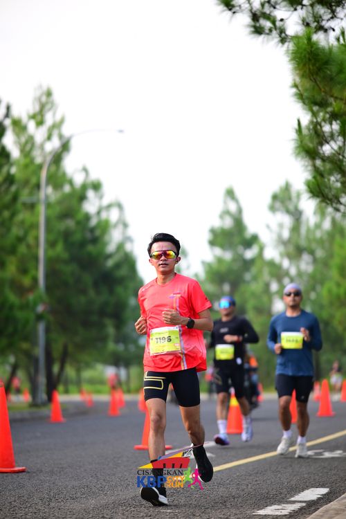 Race photo from CISANGKAN KBP CITY RUN 2025