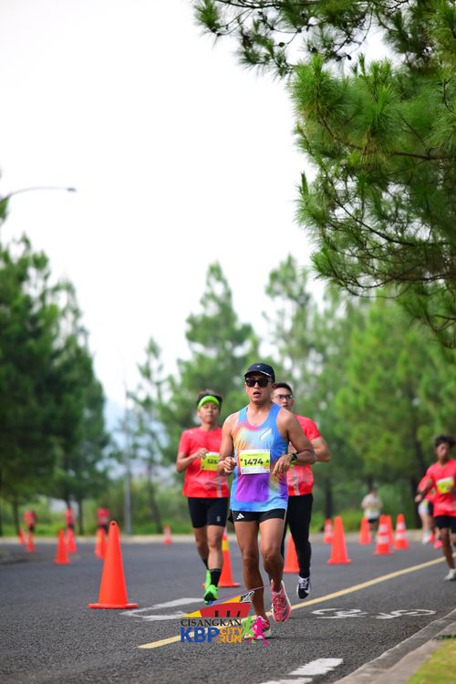 Race photo from CISANGKAN KBP CITY RUN 2025