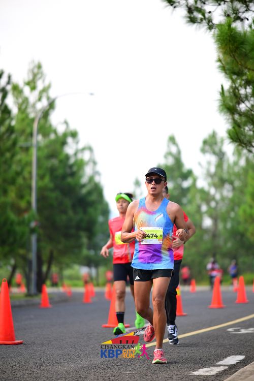 Race photo from CISANGKAN KBP CITY RUN 2025