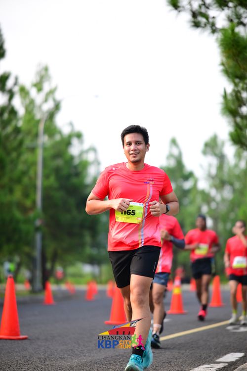 Race photo from CISANGKAN KBP CITY RUN 2025