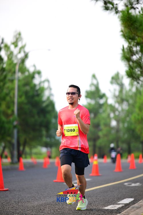 Race photo from CISANGKAN KBP CITY RUN 2025