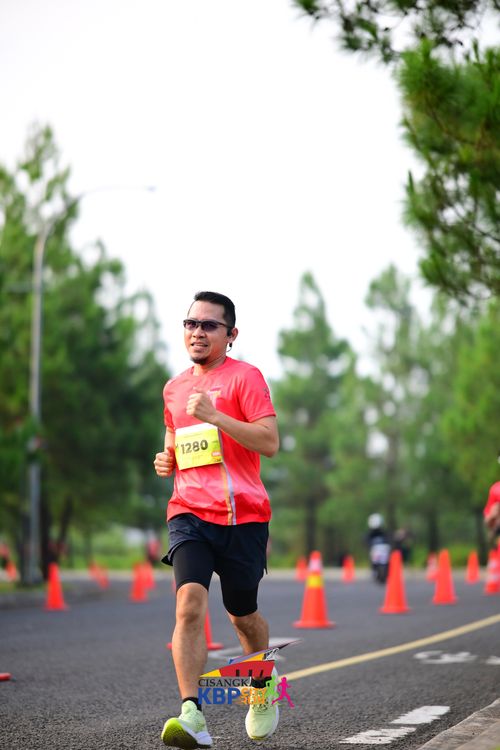 Race photo from CISANGKAN KBP CITY RUN 2025