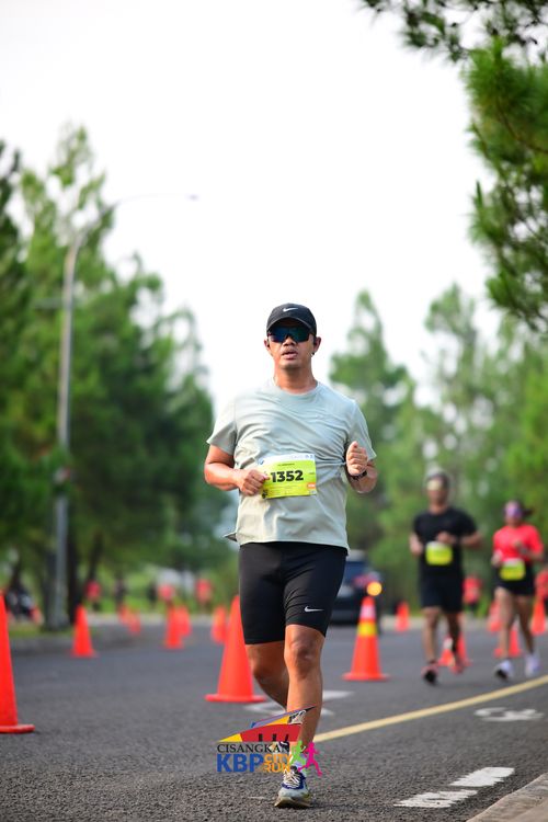 Race photo from CISANGKAN KBP CITY RUN 2025