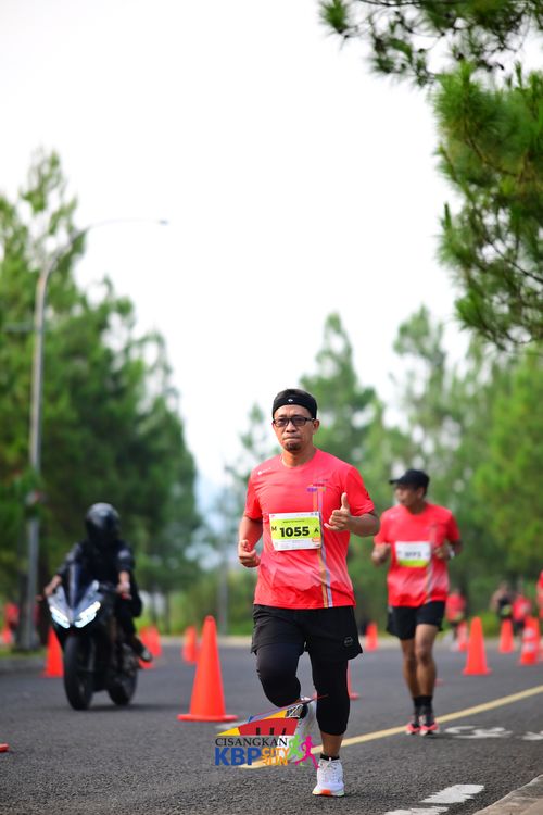 Race photo from CISANGKAN KBP CITY RUN 2025
