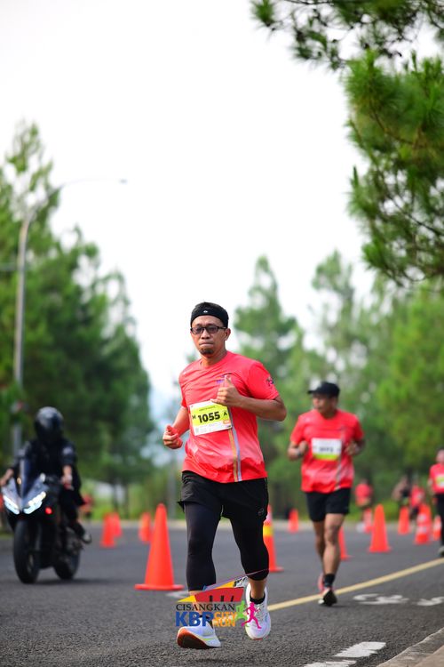 Race photo from CISANGKAN KBP CITY RUN 2025