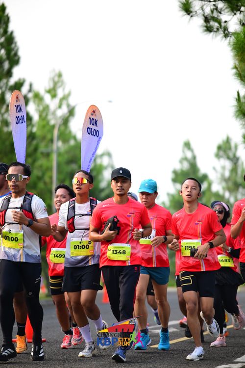 Race photo from CISANGKAN KBP CITY RUN 2025