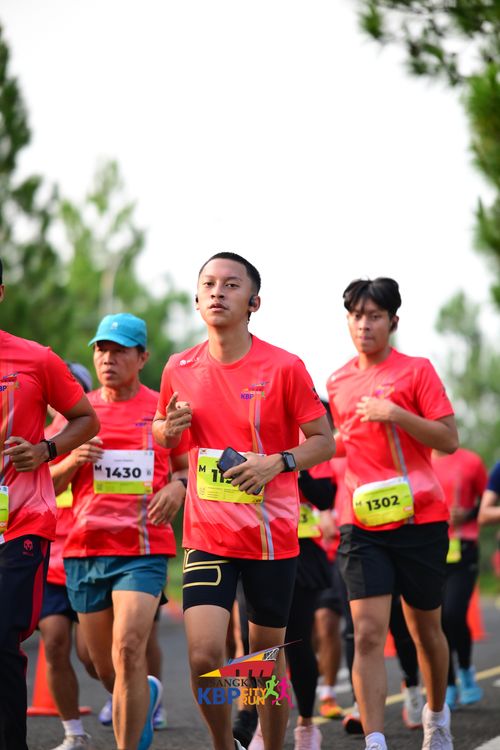 Race photo from CISANGKAN KBP CITY RUN 2025