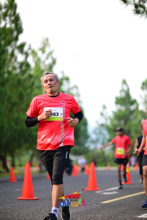 Race photo from CISANGKAN KBP CITY RUN 2025