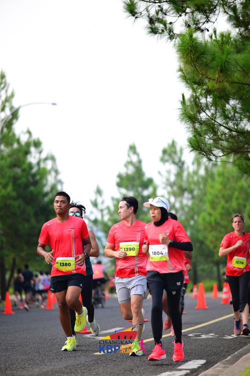 Race photo from CISANGKAN KBP CITY RUN 2025
