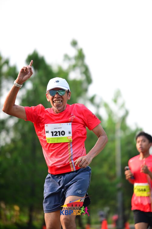 Race photo from CISANGKAN KBP CITY RUN 2025