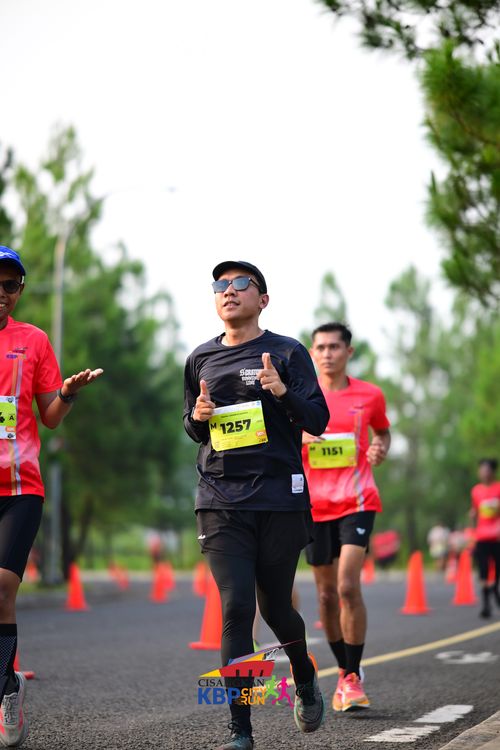 Race photo from CISANGKAN KBP CITY RUN 2025