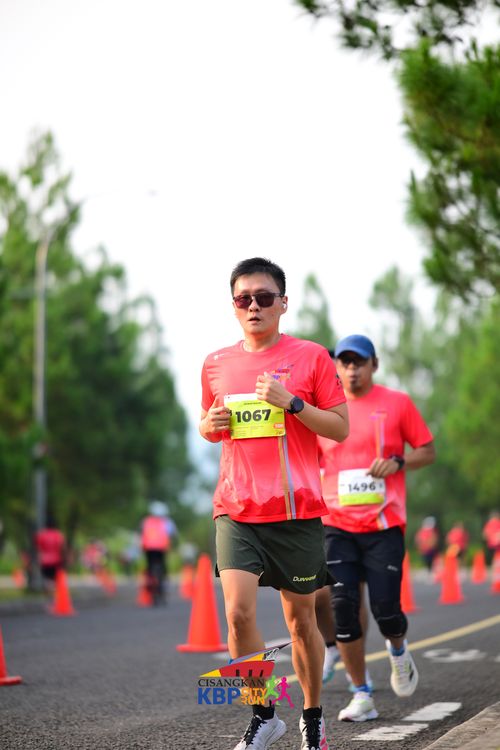 Race photo from CISANGKAN KBP CITY RUN 2025