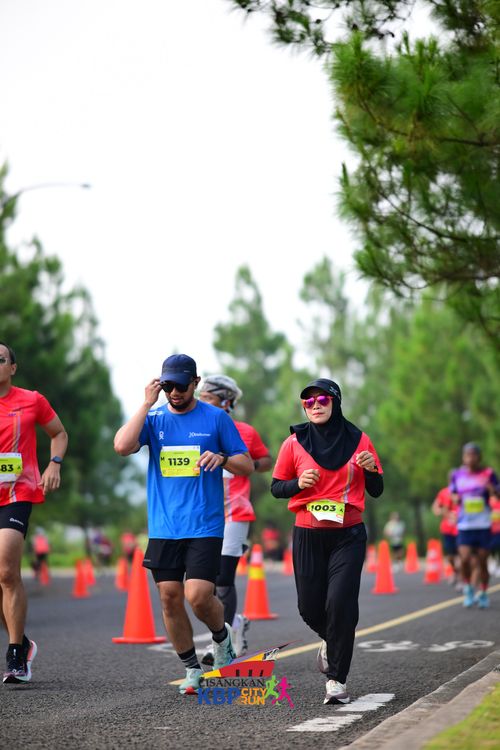 Race photo from CISANGKAN KBP CITY RUN 2025