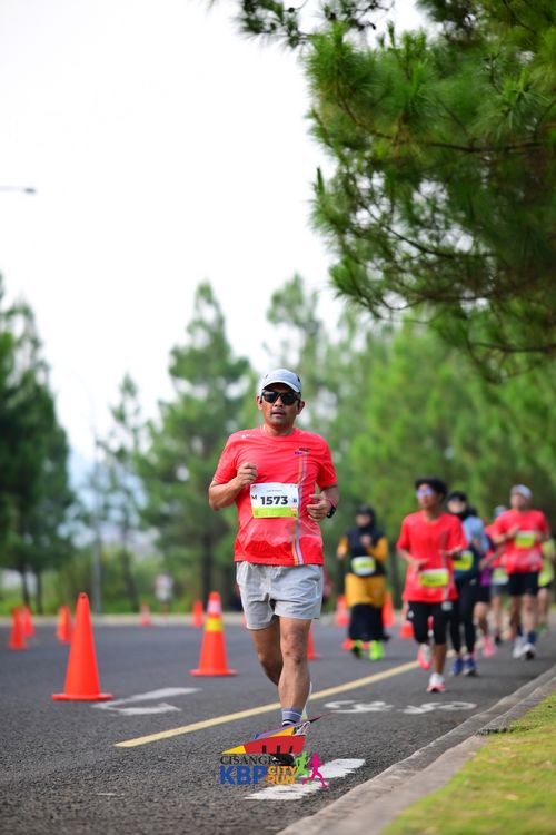 Race photo from CISANGKAN KBP CITY RUN 2025