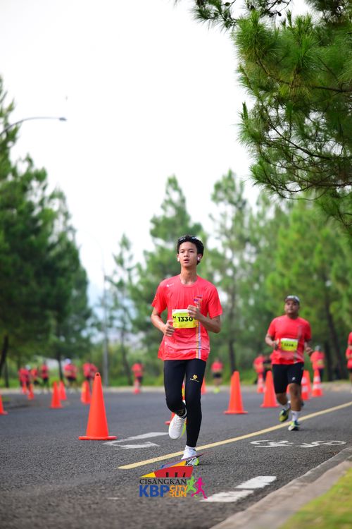Race photo from CISANGKAN KBP CITY RUN 2025