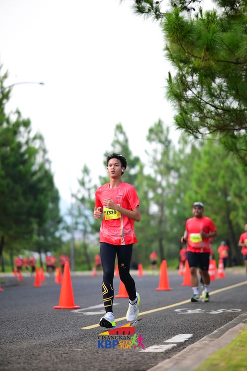 Race photo from CISANGKAN KBP CITY RUN 2025