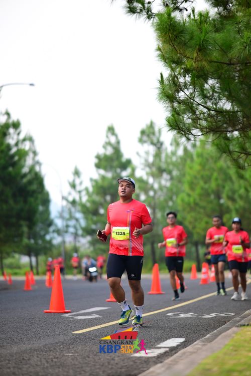Race photo from CISANGKAN KBP CITY RUN 2025
