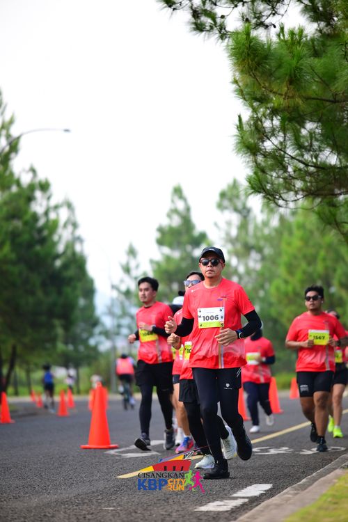 Race photo from CISANGKAN KBP CITY RUN 2025