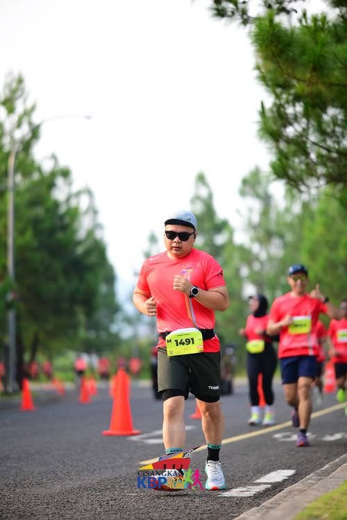 Race photo from CISANGKAN KBP CITY RUN 2025