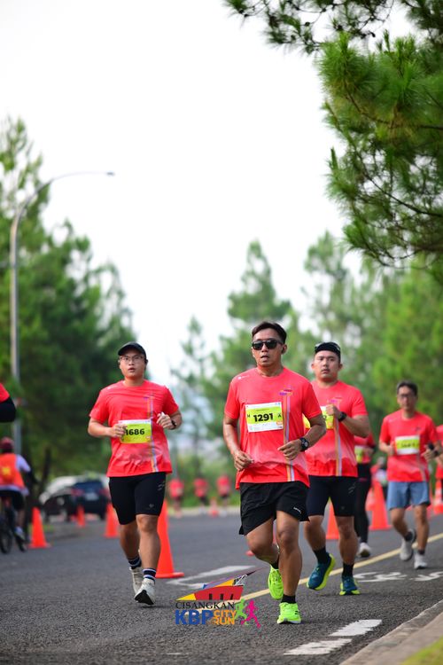 Race photo from CISANGKAN KBP CITY RUN 2025