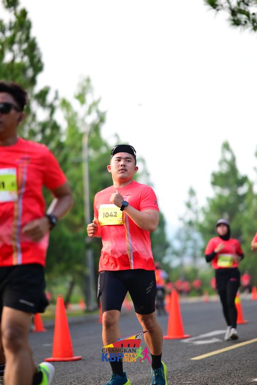 Race photo from CISANGKAN KBP CITY RUN 2025