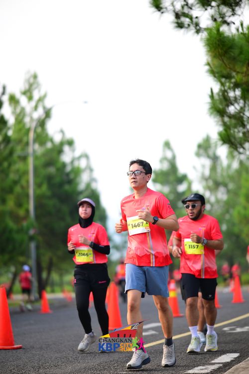 Race photo from CISANGKAN KBP CITY RUN 2025