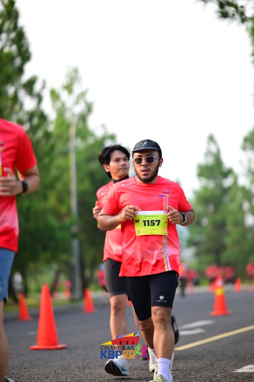 Race photo from CISANGKAN KBP CITY RUN 2025