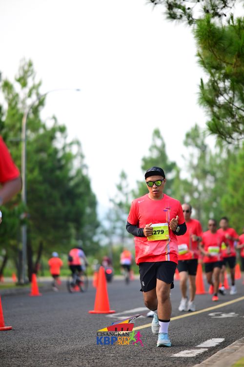 Race photo from CISANGKAN KBP CITY RUN 2025