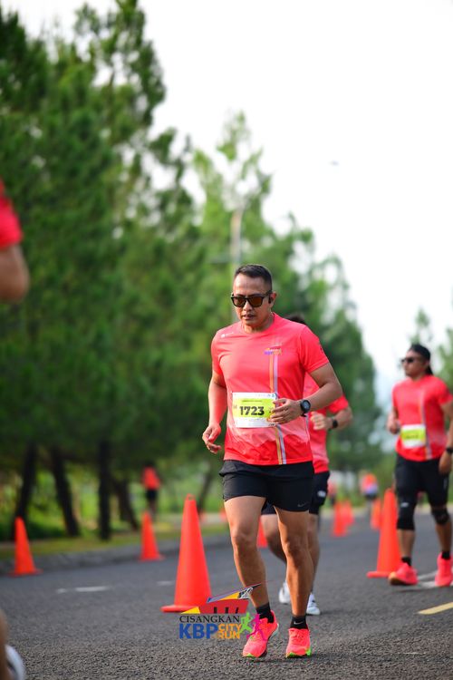 Race photo from CISANGKAN KBP CITY RUN 2025