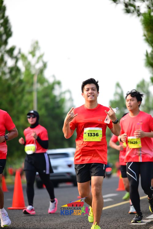 Race photo from CISANGKAN KBP CITY RUN 2025