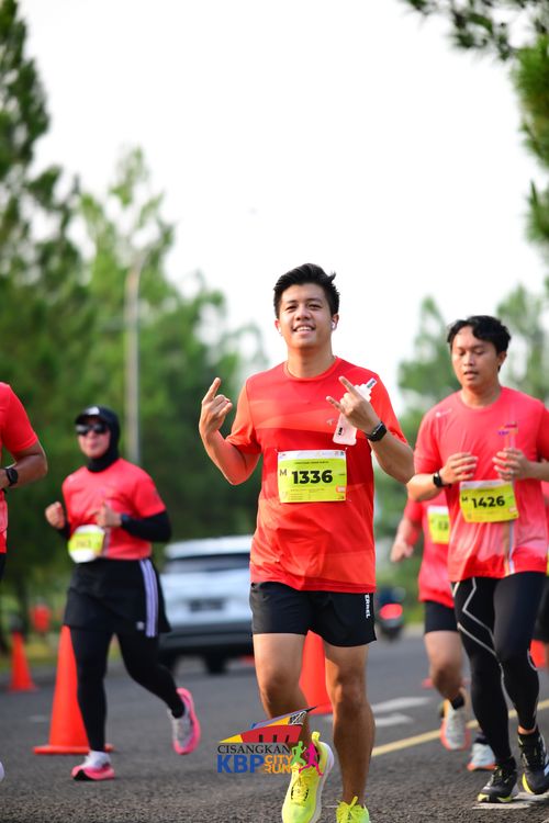 Race photo from CISANGKAN KBP CITY RUN 2025
