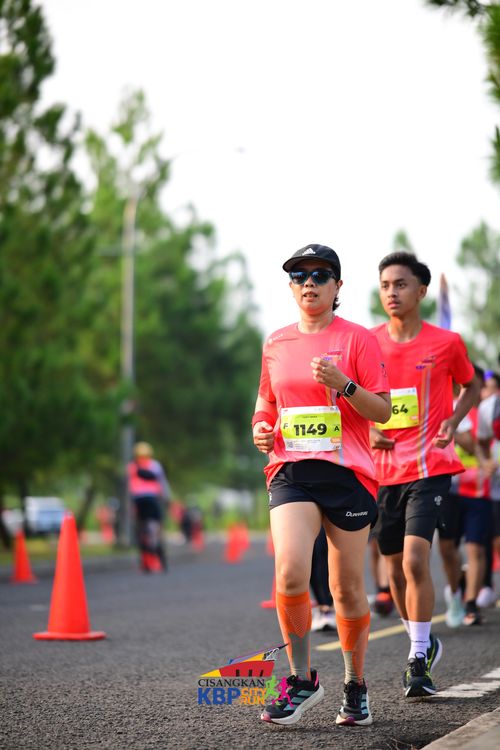 Race photo from CISANGKAN KBP CITY RUN 2025