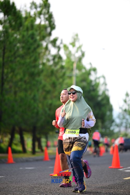 Race photo from CISANGKAN KBP CITY RUN 2025