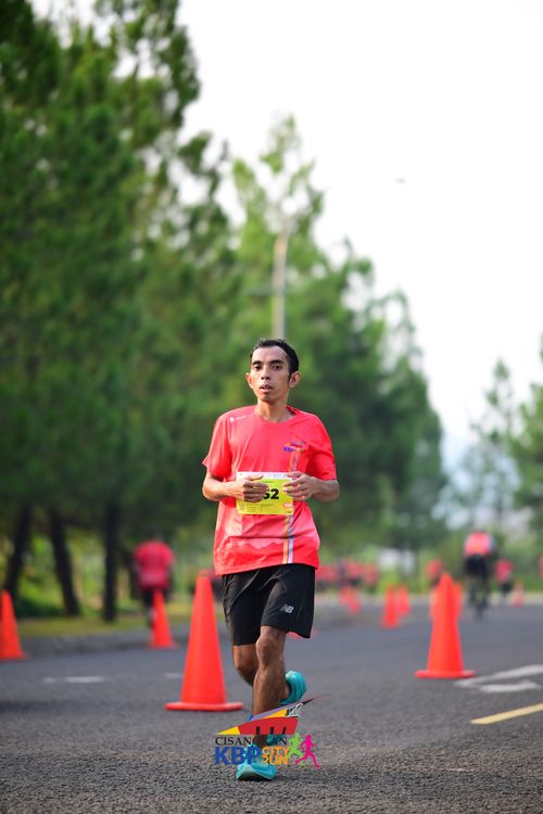 Race photo from CISANGKAN KBP CITY RUN 2025