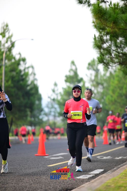 Race photo from CISANGKAN KBP CITY RUN 2025
