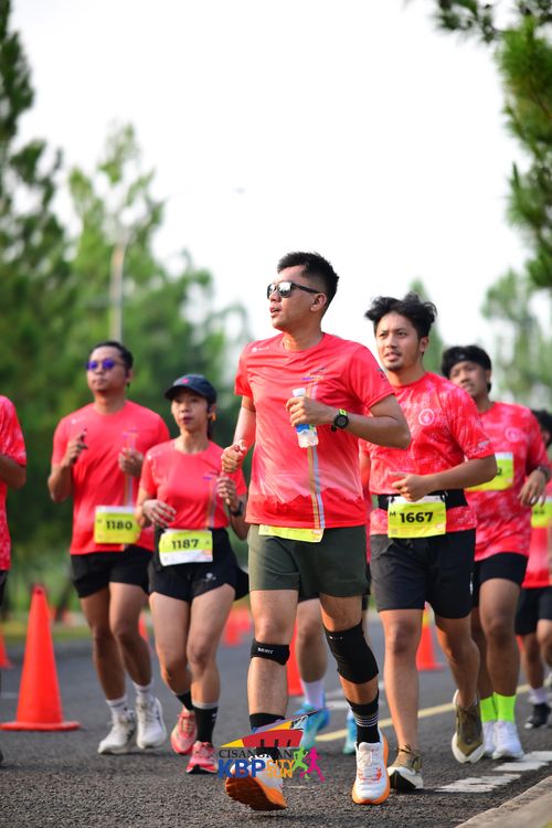 Race photo from CISANGKAN KBP CITY RUN 2025