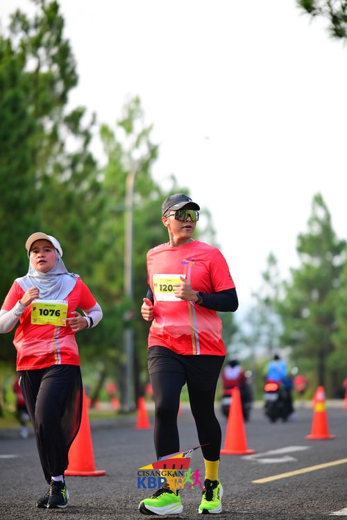 Race photo from CISANGKAN KBP CITY RUN 2025